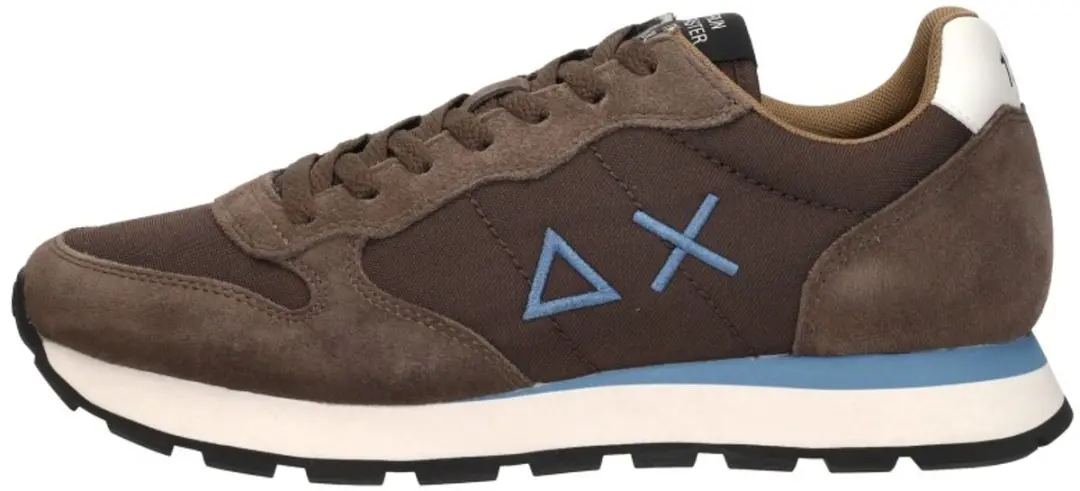SUN68 Tom Solid Sneakers Laag - Donkerbruin - Maat 44 - afbeelding 2 van 6
