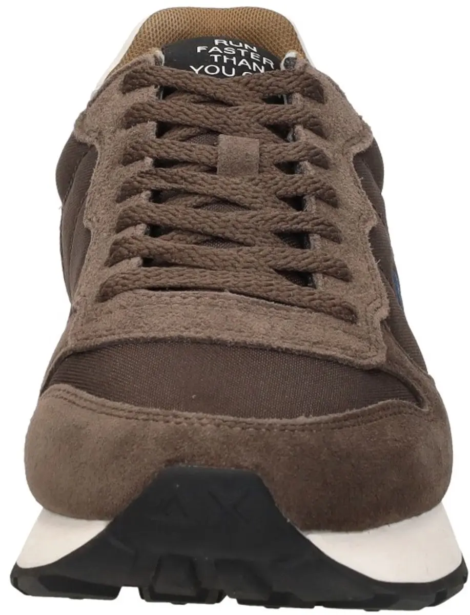 SUN68 Tom Solid Sneakers Laag - Donkerbruin - Maat 44 - afbeelding 3 van 6