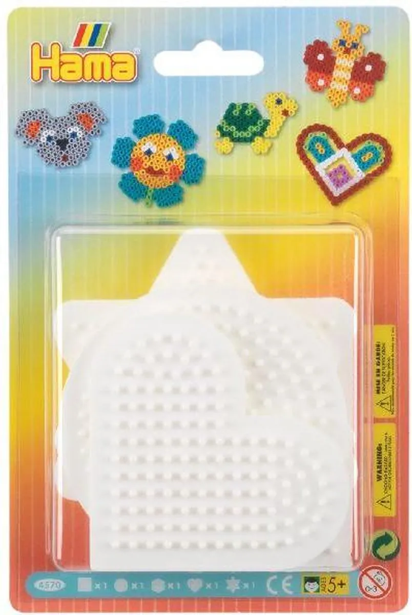 Hama Grondplaat - 3 Stuks Wit