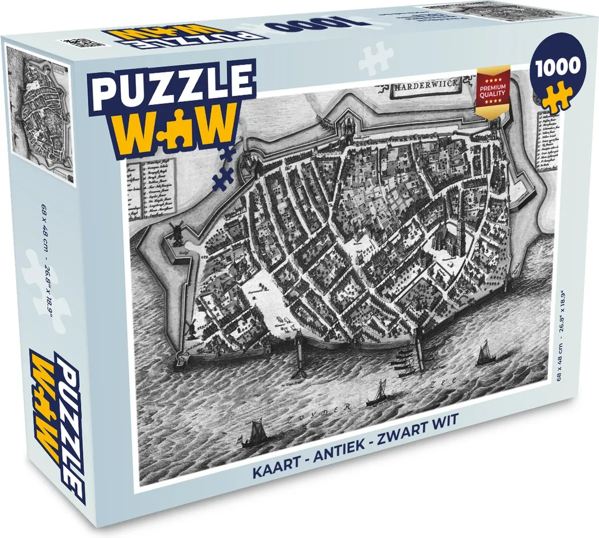 PuzzleWow Antiek Legpuzzel 1000 Stuks