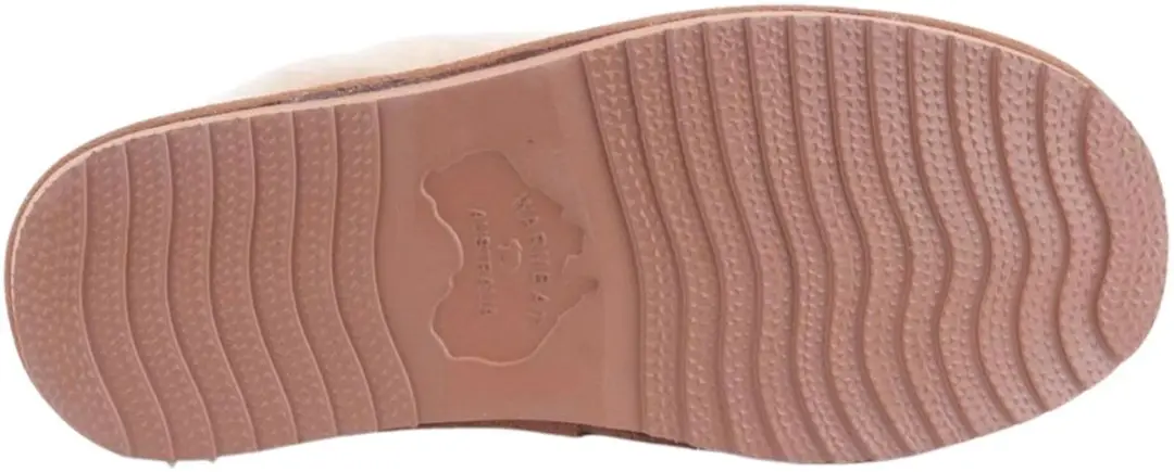 Warmbat Lismore Suede Dames Sloffen - Bruin/Wit - Maat 37 - afbeelding 5 van 6