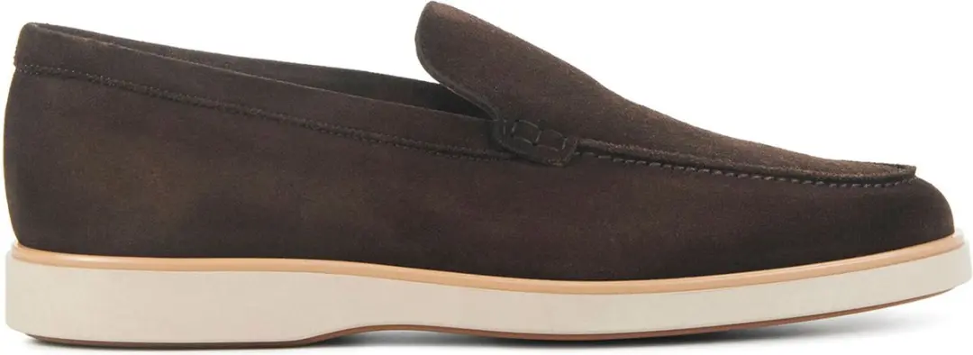 Magnanni Instappers Heren - Instapschoenen / Herenschoenen - Suède - 25117 - Bruin - Maat 45