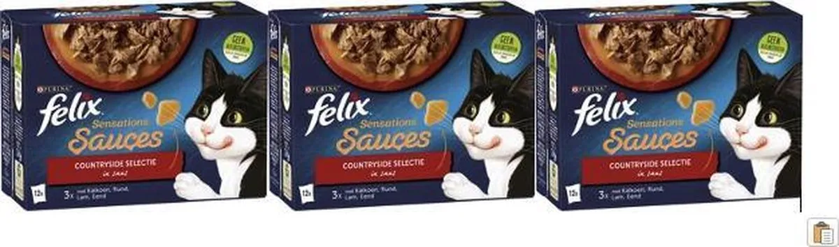 Felix Sensations Extra Kattenvoer 12x100g