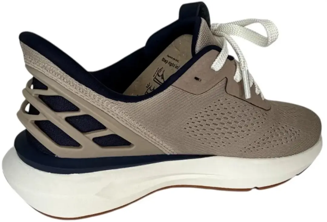 Kizik MATH-2605 heren sneakers - maat 45 beige - afbeelding 4 van 6
