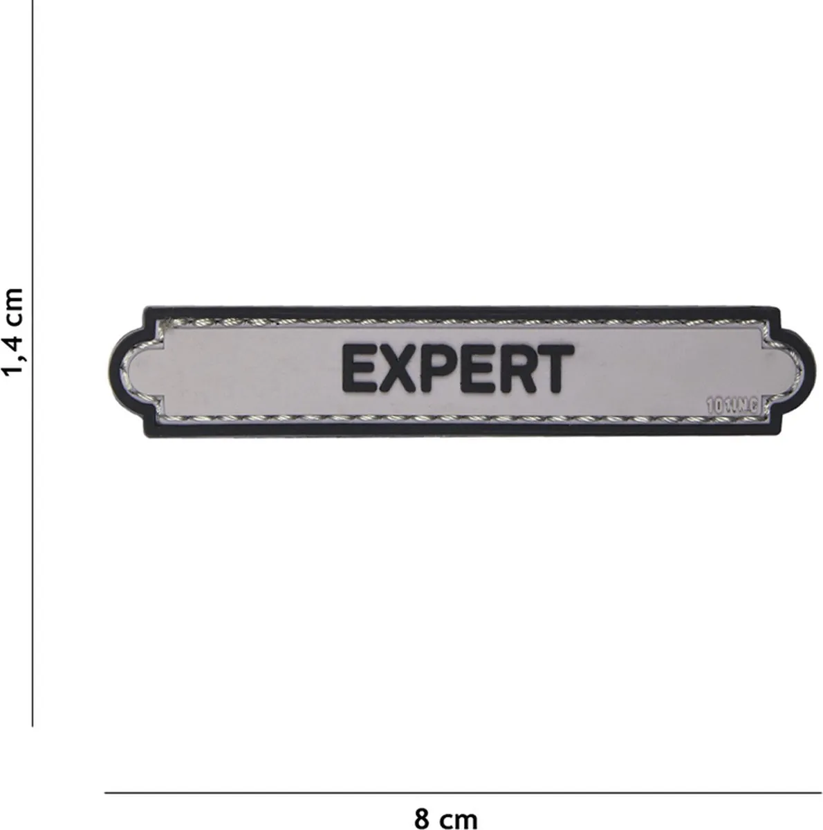 101 Inc Embleem 3D PVC Expert Tab Grijs