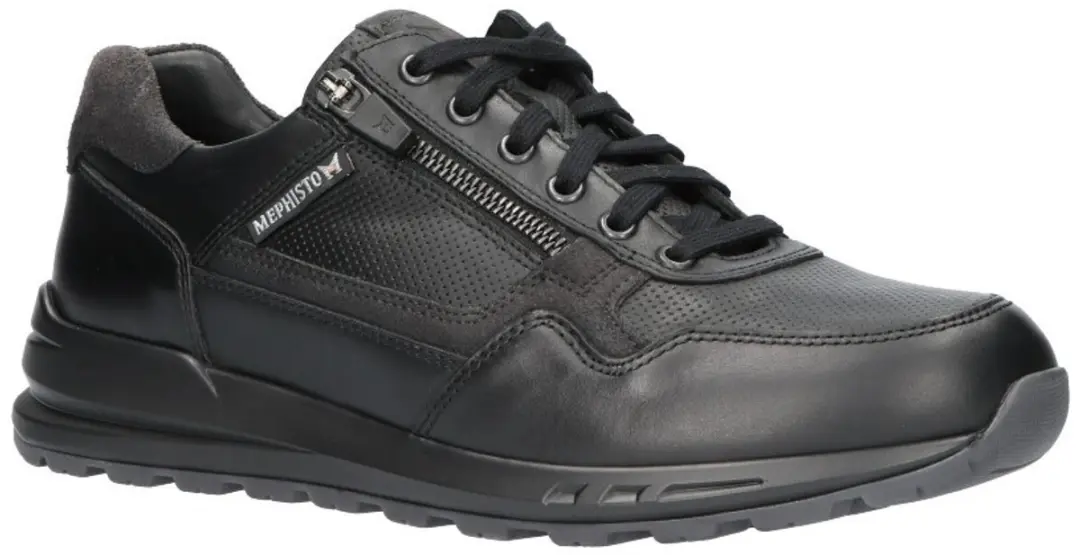 Heren Veterschoenen Mephisto Bradley Randy Black Zwart - Maat 11 - afbeelding 2 van 6