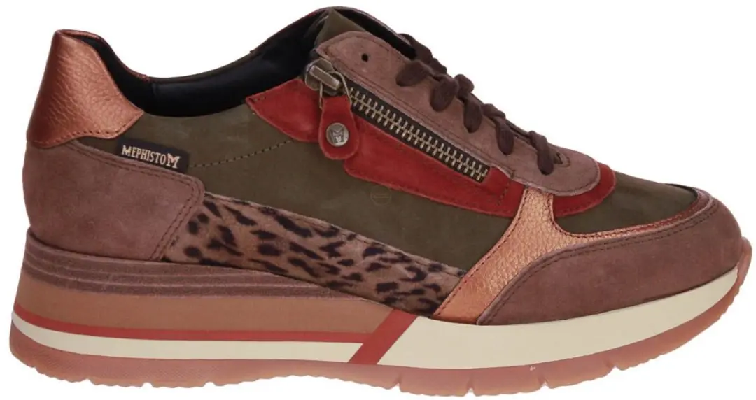 Mephisto - TIZIANA - Lage sneakersDames sneakers - Kleur: Groen - Maat: 40 - afbeelding 6 van 6