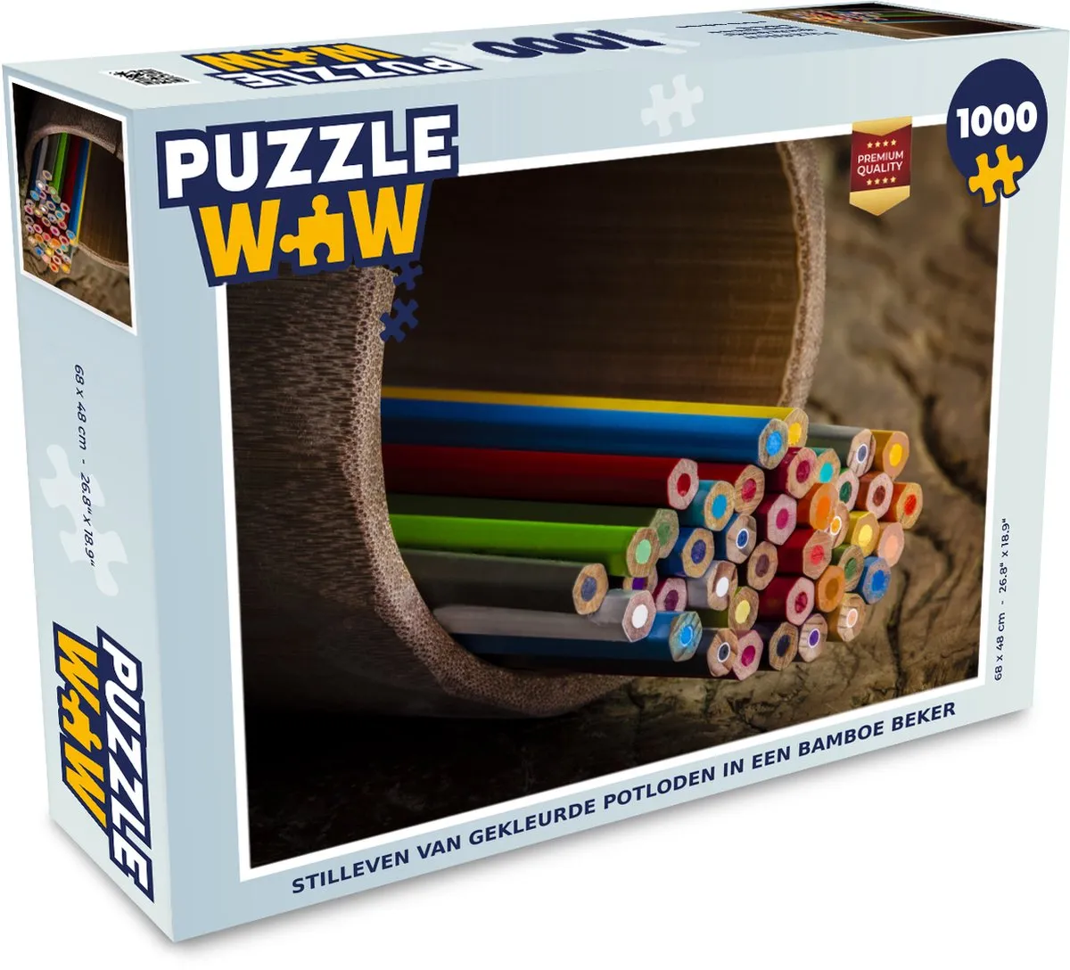 PuzzleWow Stilleven Legpuzzel 1000 Stuks