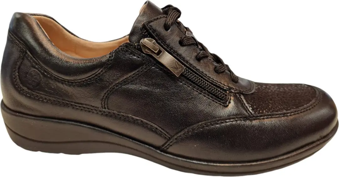 Caprice 9-9-23766-43 019 Black Combi Dames Sneakers