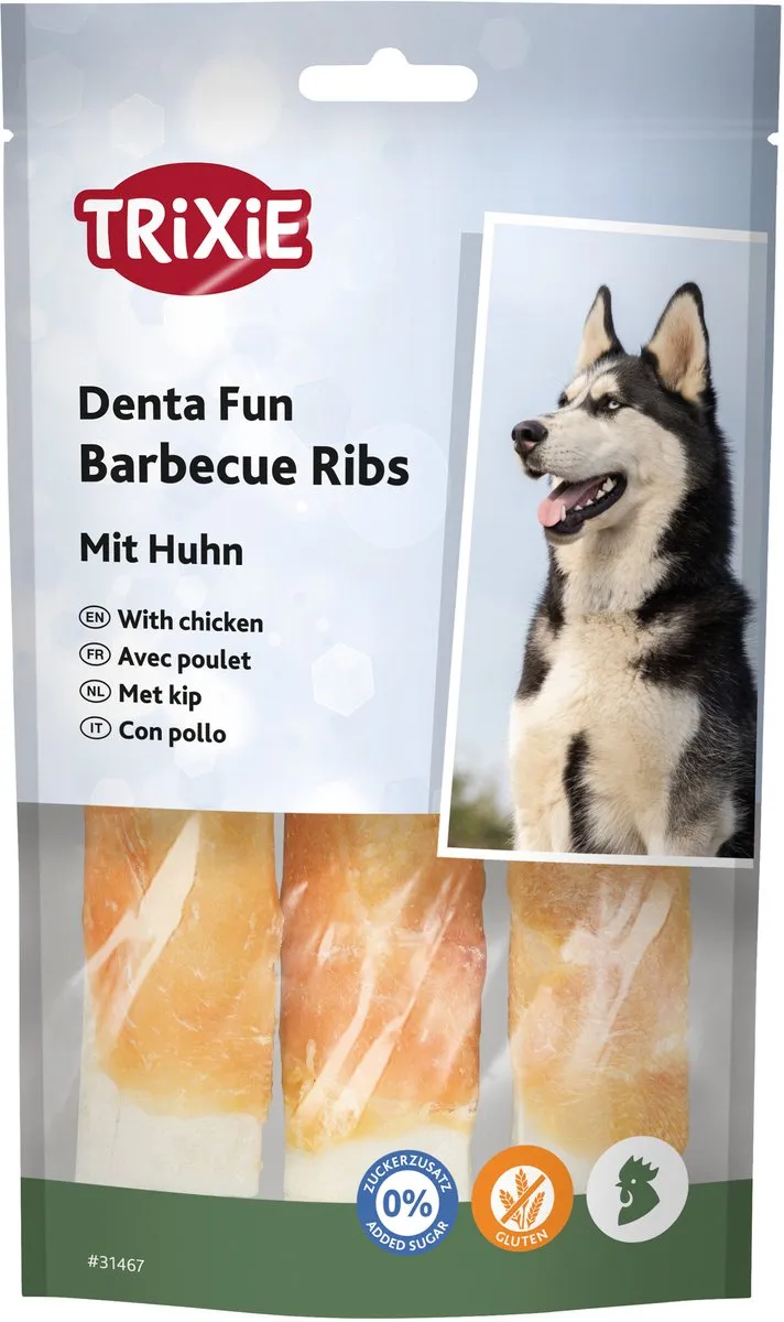 Trixie DentaFun Kip Barbecue Ribben - afbeelding 4 van 6