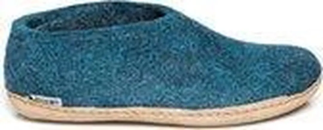 Glerups schoen laag model, leren zool