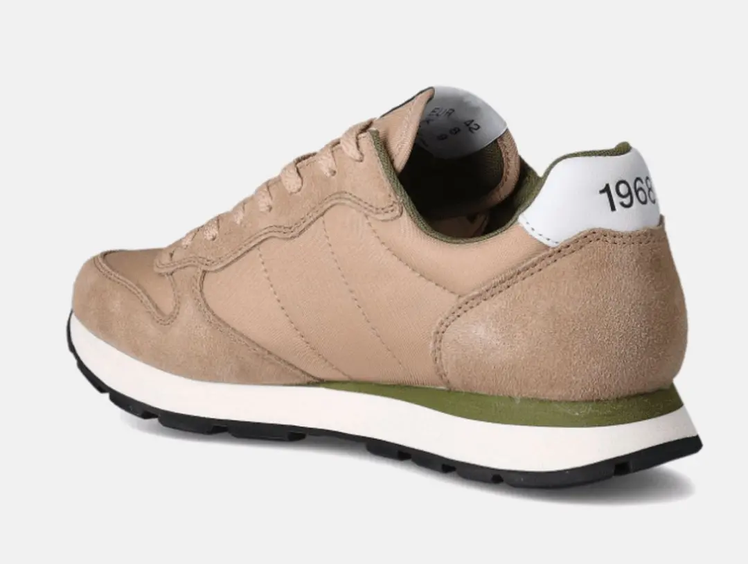 Sun68 Tom Solid Sneakers - Heren - Beige - Maat 46 - afbeelding 3 van 6