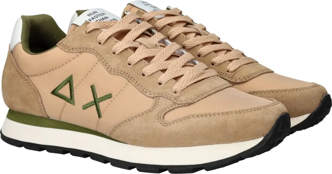 Sun68 Tom Solid Sneakers - Heren - Beige - Maat 46 - afbeelding 4 van 6