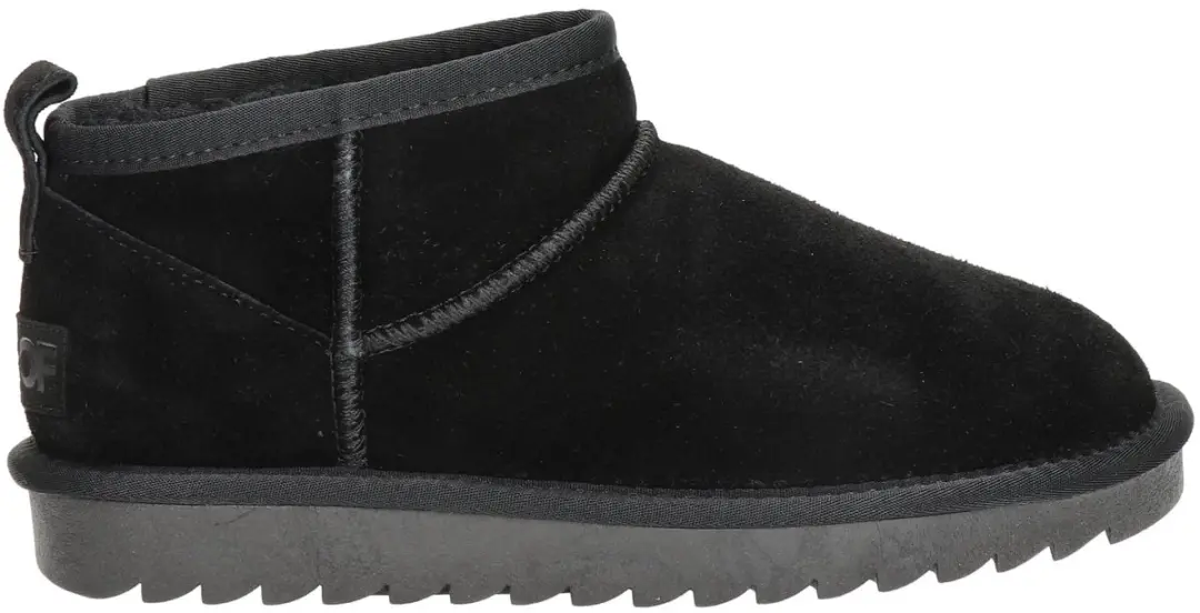 Colors of California Enkellaarsjes zwart Suede