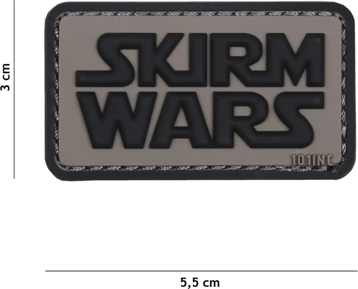 101 Inc Embleem 3D PVC Skirm Wars