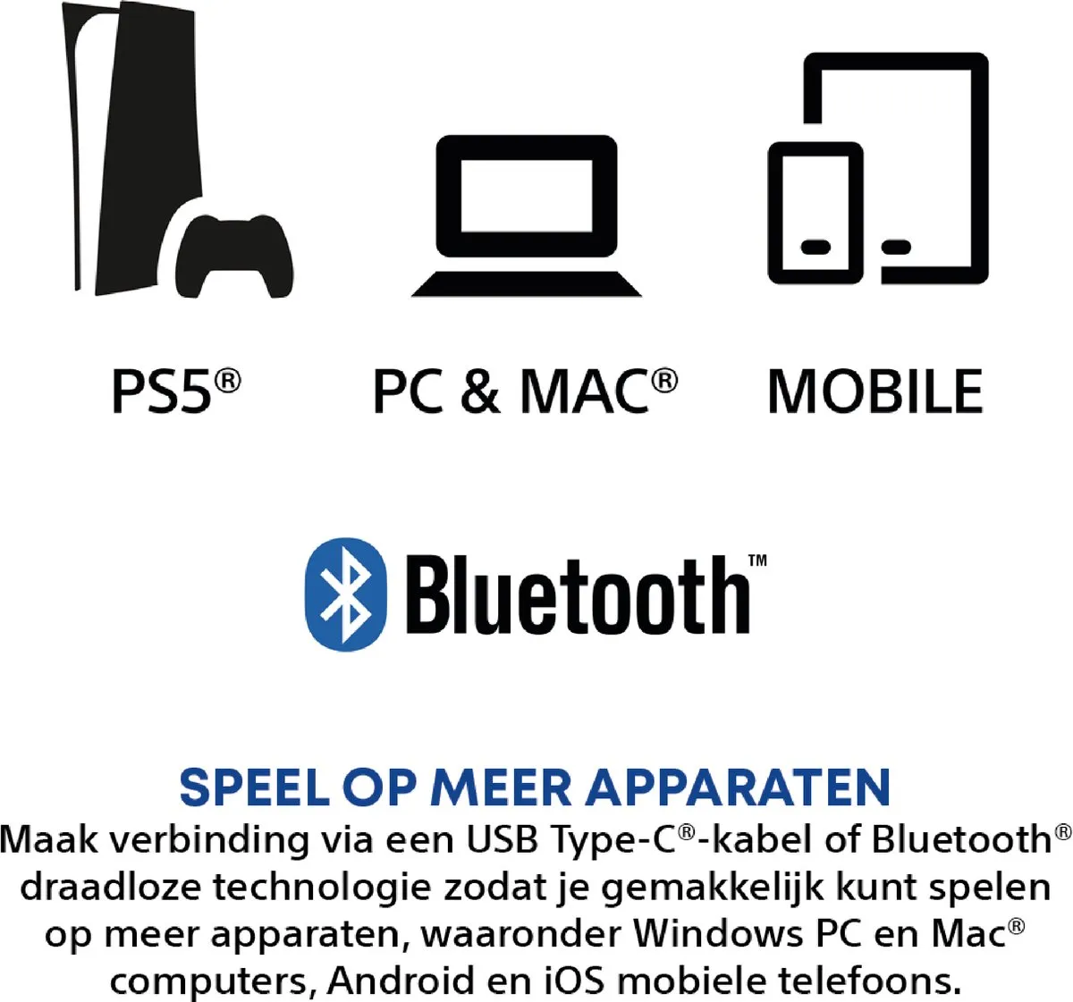 Sony PlayStation DualSense Controller 1000051643 - Zwart