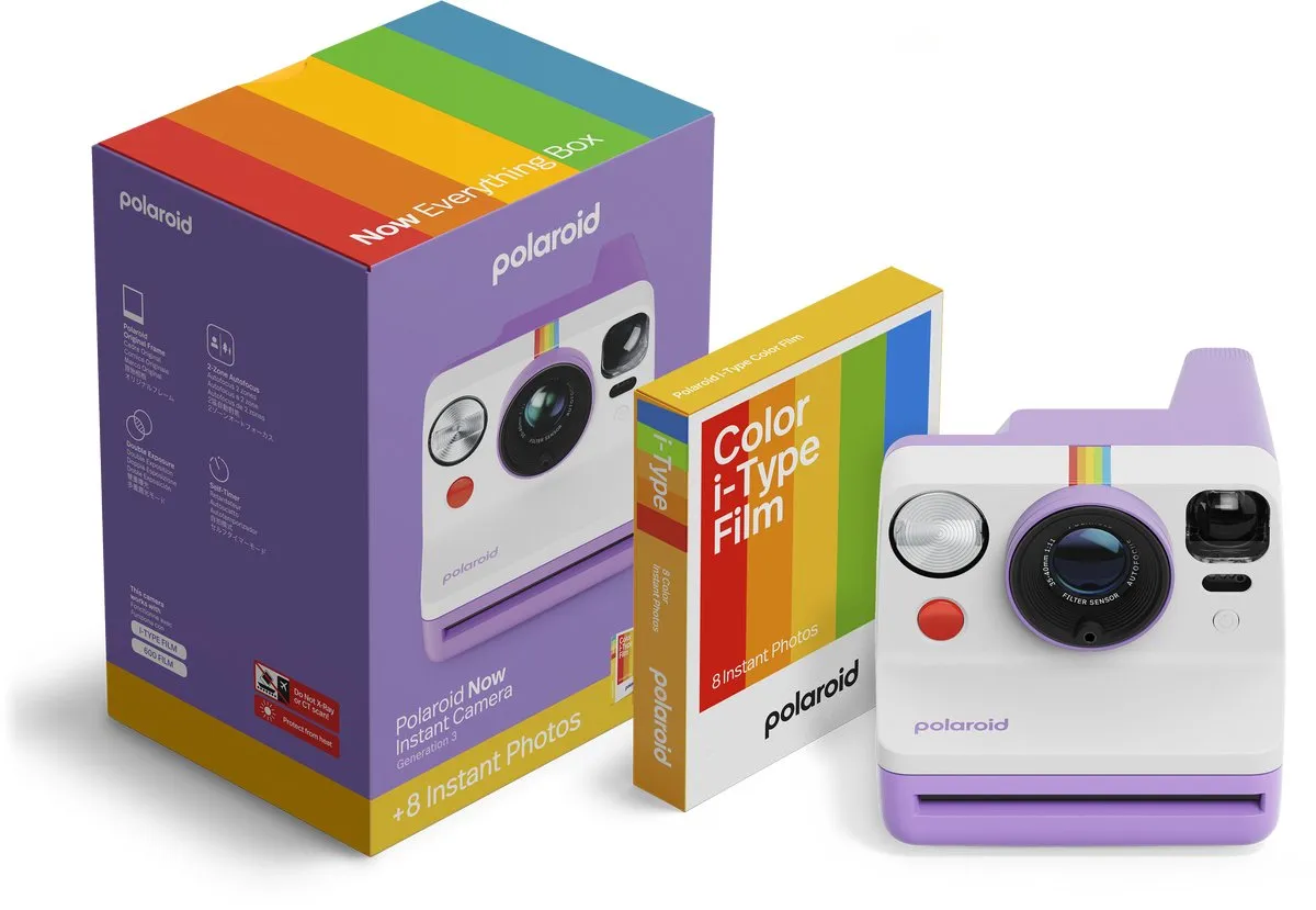 Polaroid Now Gen 3 Paars - Kleurfilm 8 Foto's