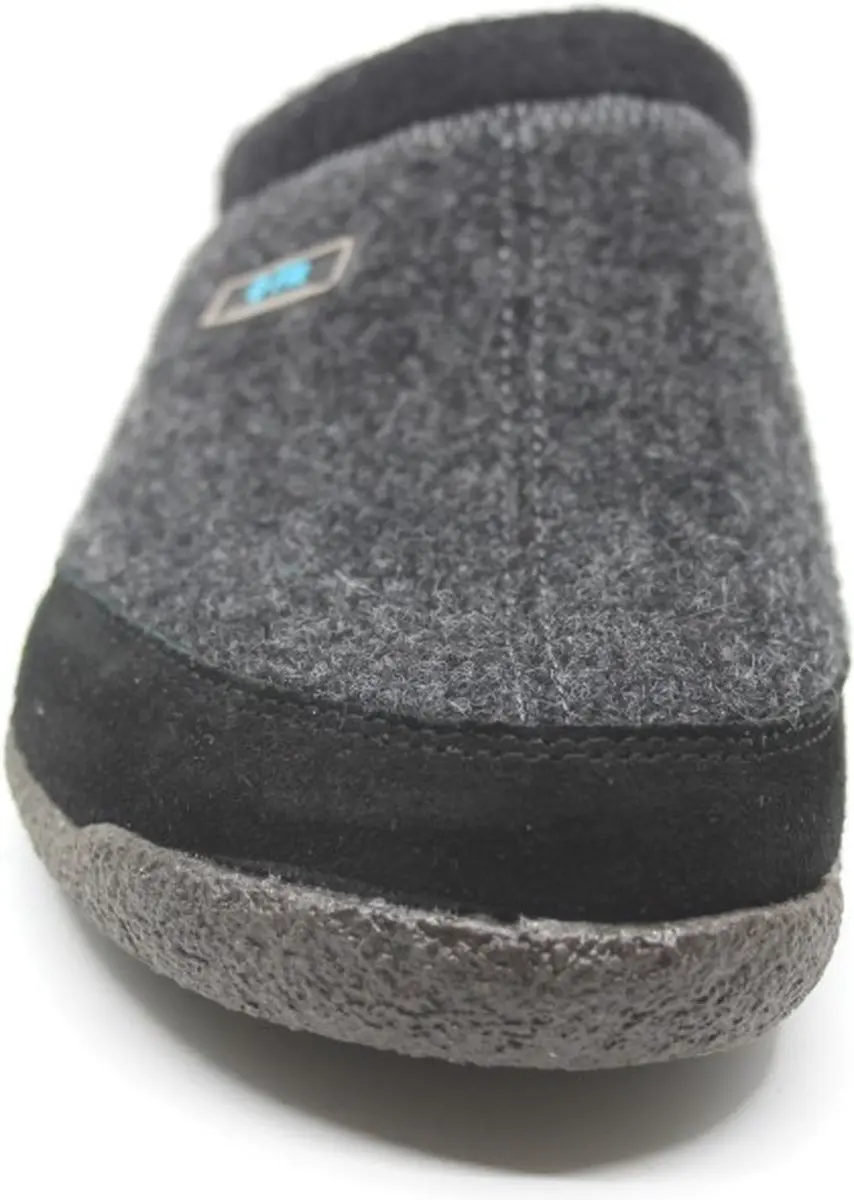 Q-Fit Bern 1 Heren Pantoffels - Zwart - 41 - afbeelding 6 van 6
