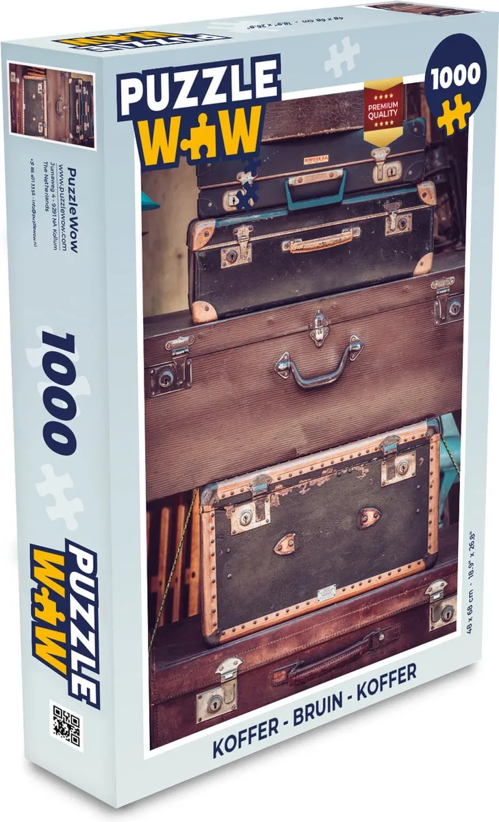 PuzzleWow Puzzelkoffer 1000 Stuks