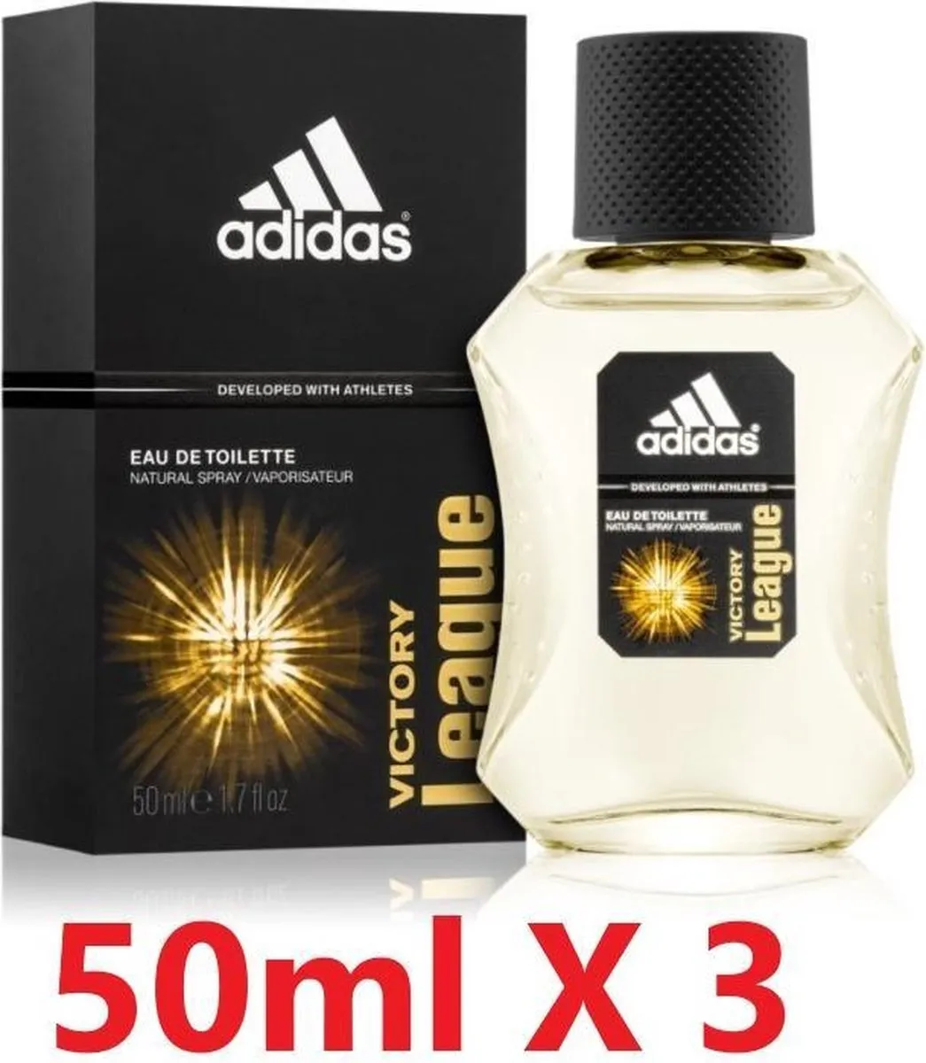 adidas Victory League Eau de Toilette - 3x50ml