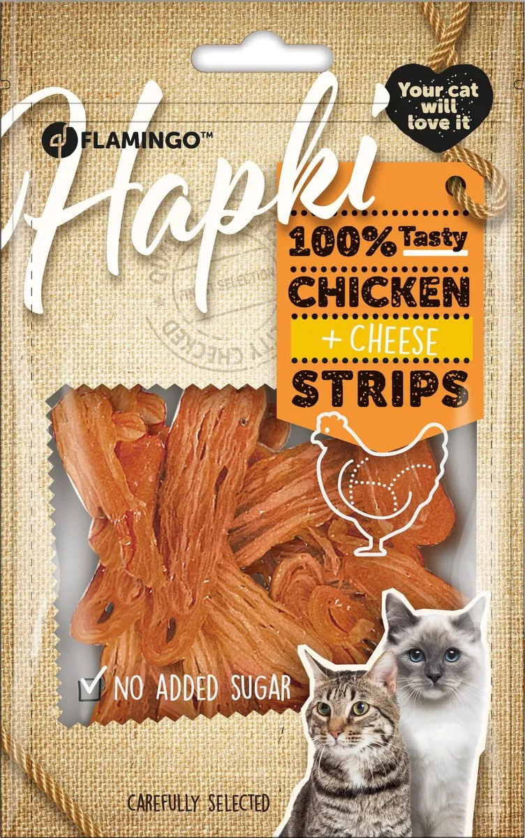 Flamingo Chick'N Snack Kip & Kaas 85g