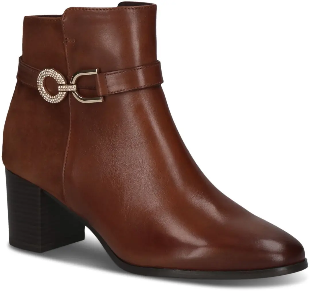 Caprice Dames Enkellaarsje 9-25302-45 313 G-breedte Maat: 36 EU