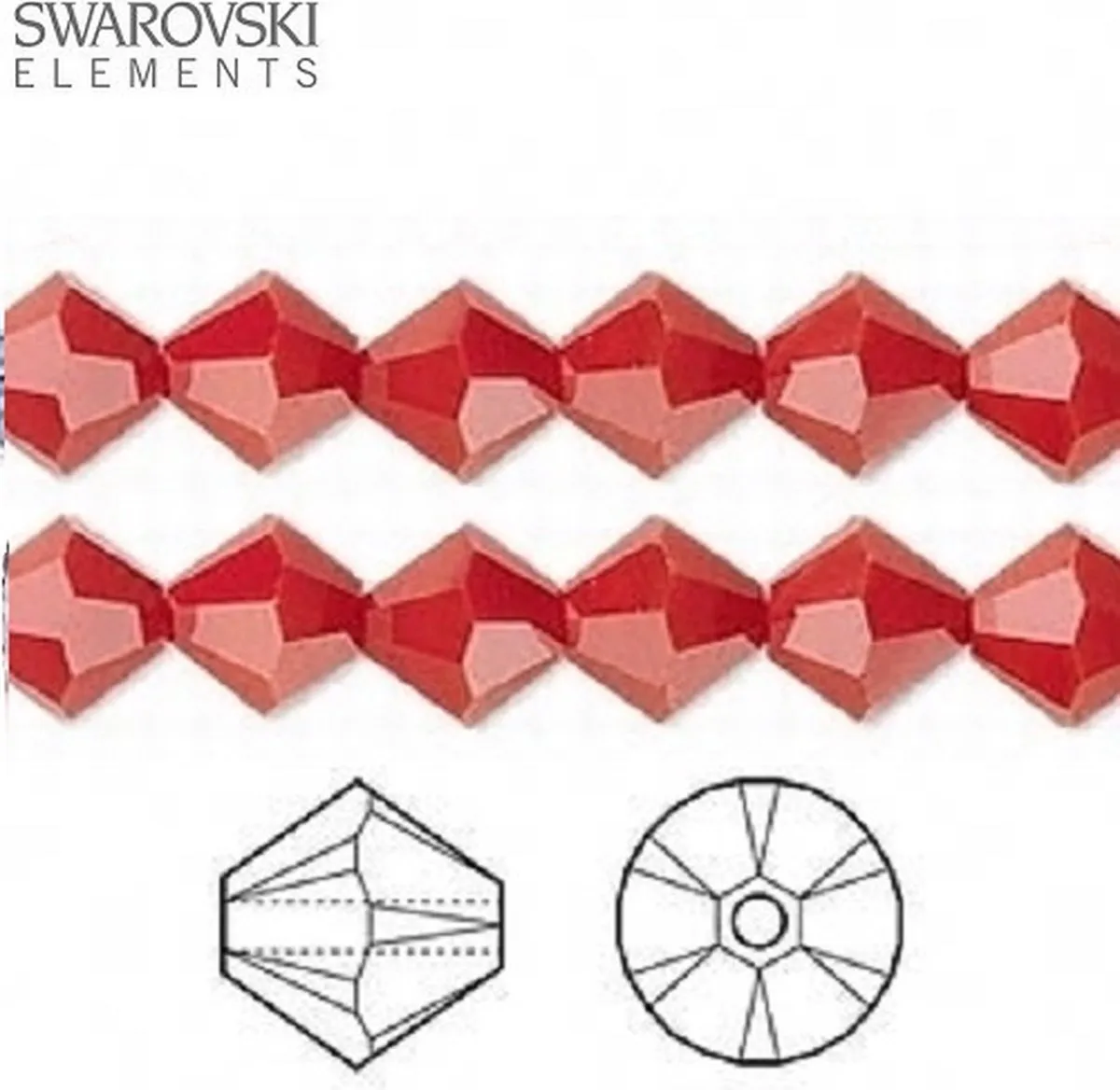 Swarovski Elements Xilion Bicone 5328 36 Stuks