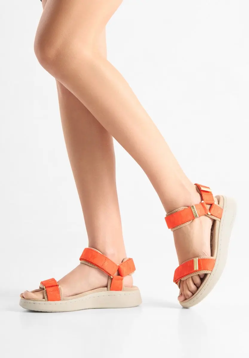 Woden Line Woven Sandalen Oranje EU 38 Vrouw