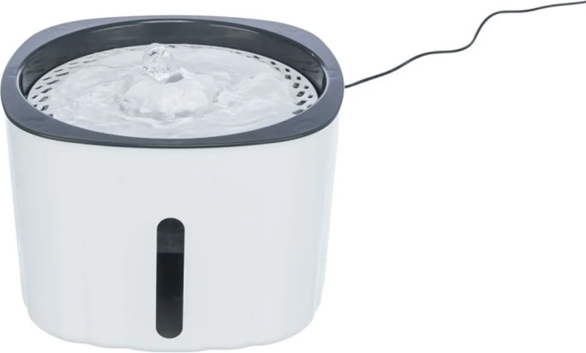 Trixie Flower Drinkfontein 2L - Stromend water - Geïntegreerd filter