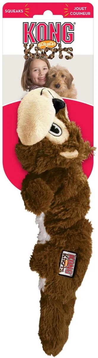 KONG Scrunch Knots Eekhoorn