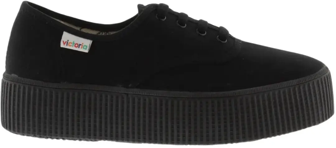 Trainers Victoria anglaise double toile monochrome