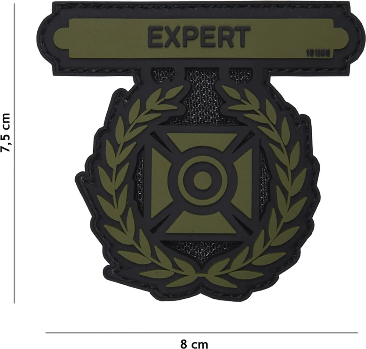 101 Inc Embleem 3D PVC Expert Groen 17062