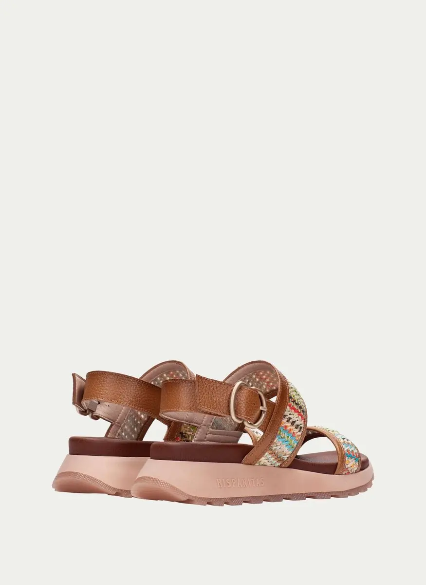 Hispanitas RHV264714 Dames Sandalen - Cognac Multicolor - afbeelding 4 van 5