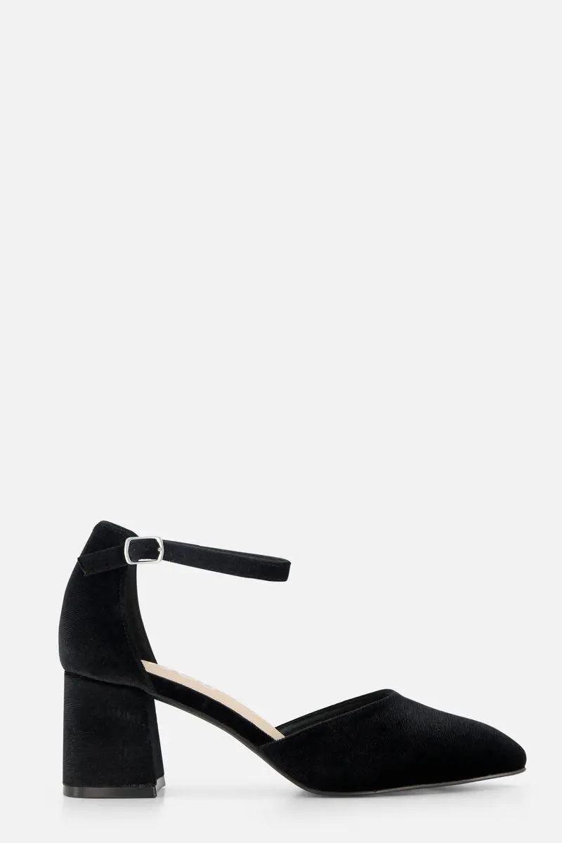 POSH by Poelman Pumps zwart Textiel