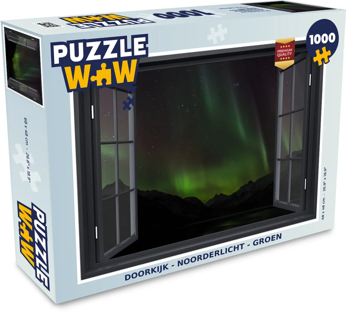 PuzzleWow Noorderlicht Legpuzzel 1000 Stuks