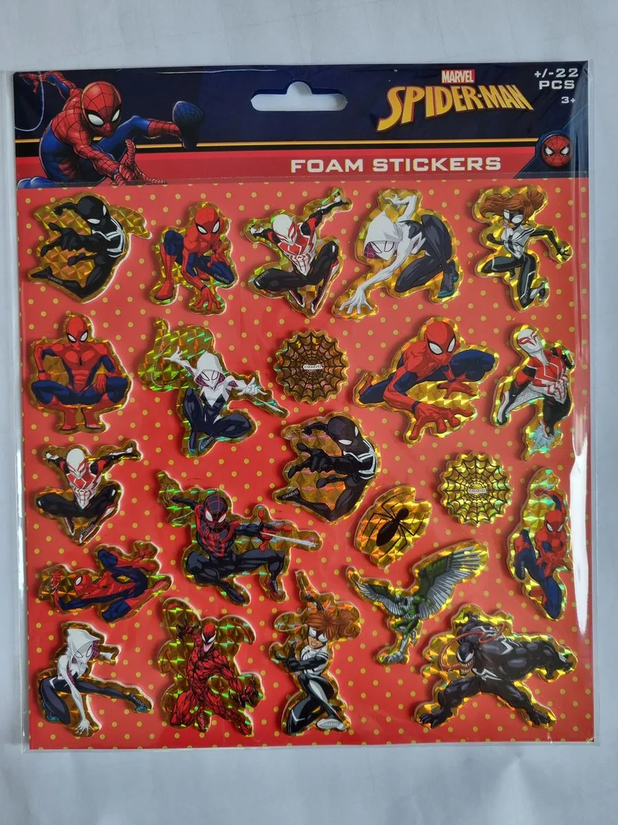 Marvel Spider-Man Foam Stickers