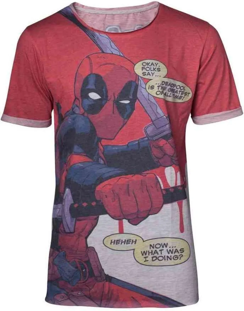 Marvel Deadpool Heren T-shirt L