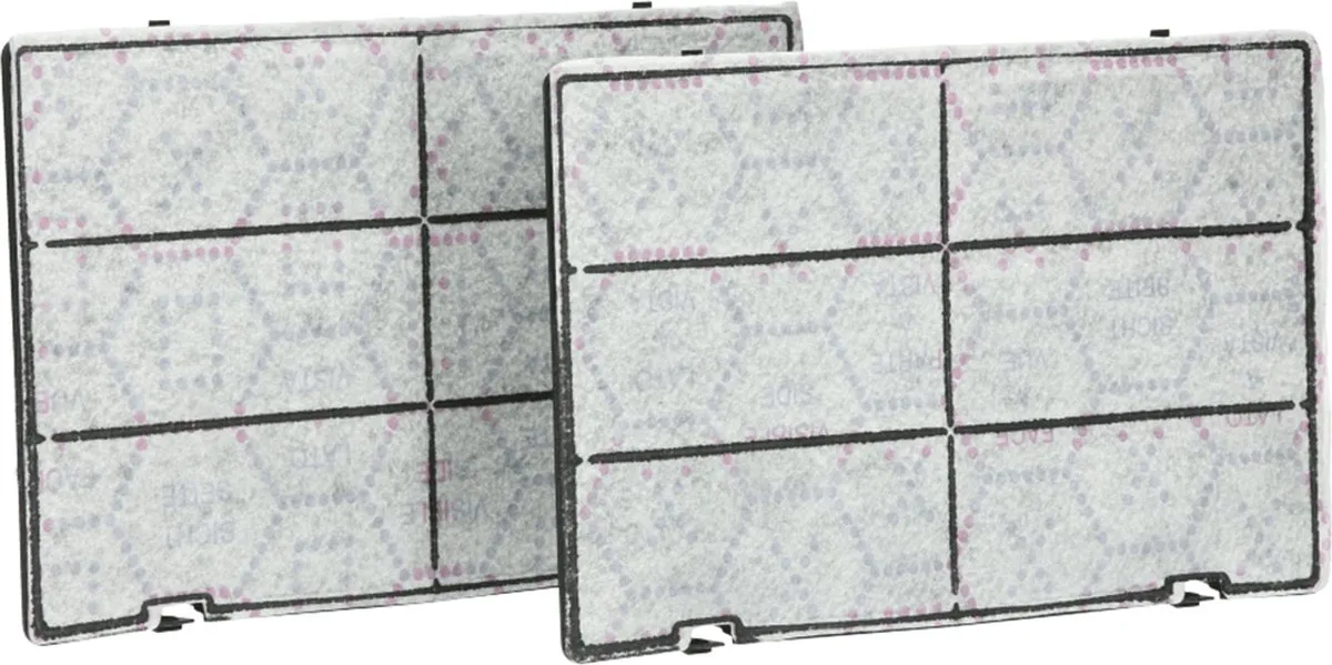 Whirlpool Koolstoffilter NYTTIG FIL 601 - 2 Stuks - Zwart