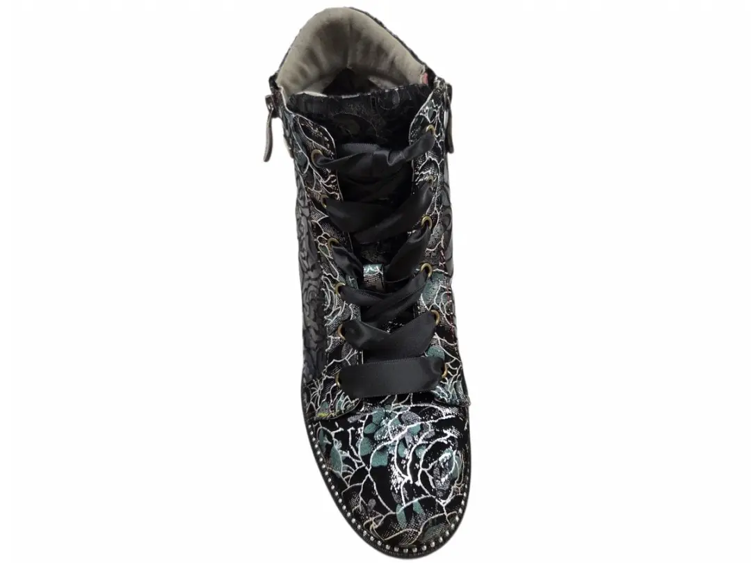 Laura Vita Emcmao 02 Argento Veterboots - Zwart 37 - afbeelding 2 van 4