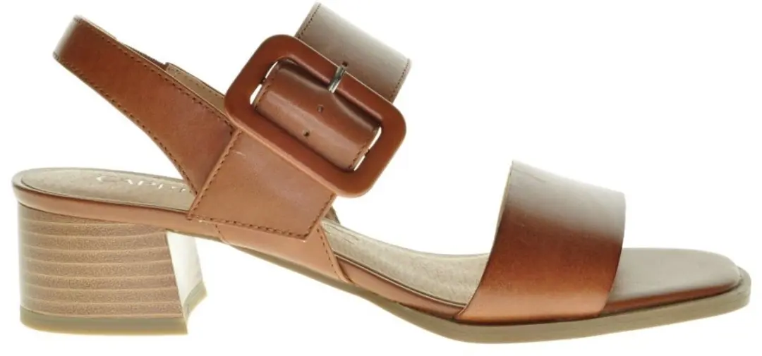Caprice Cognac Sandaal Met Hak maat 37