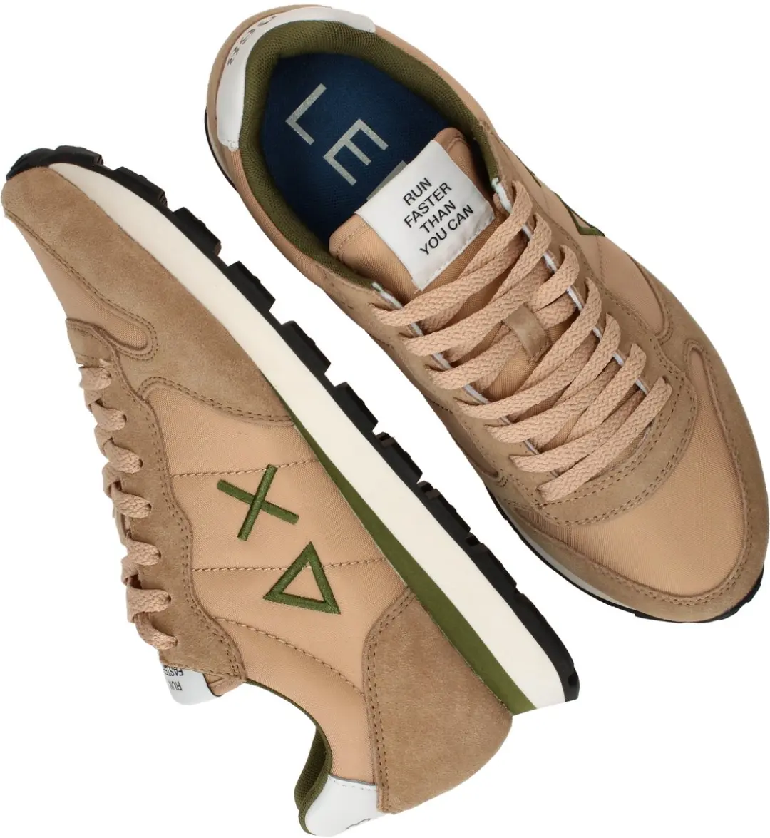 Sun68 Tom Solid Sneakers - Heren - Beige - Maat 43 - afbeelding 5 van 6