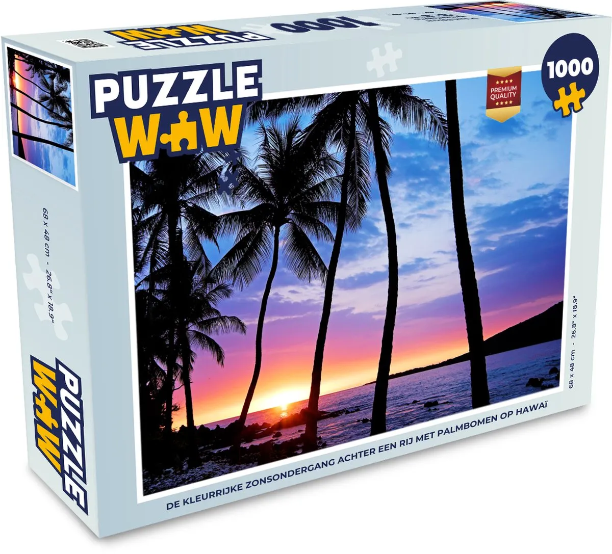 PuzzleWow Legpuzzel 1000 Stuks