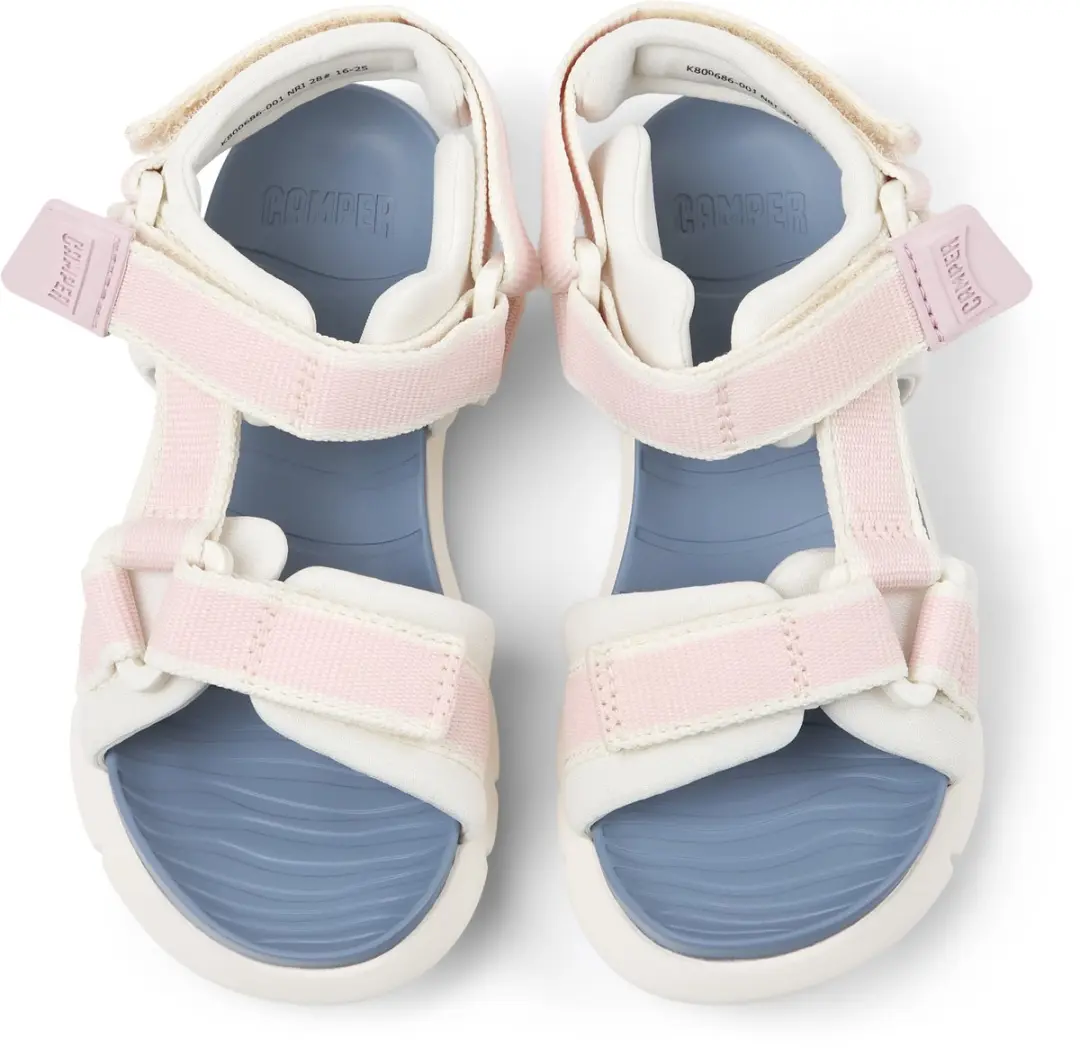 Camper Oruga Sandalen - Kinderen - Wit Roze - 25 - afbeelding 2 van 5