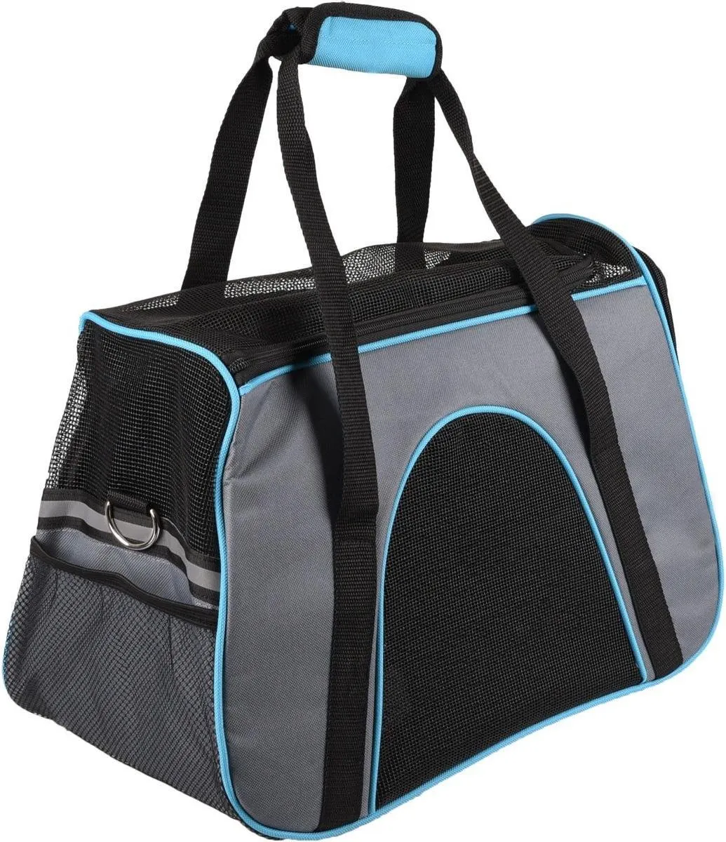 Flamingo Leona Hondentas - 44cm - Grijs - tot 10kg