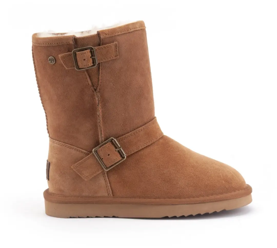 Warmbat Kangaroo Suede/DF boot Buckle Dames Laarzen