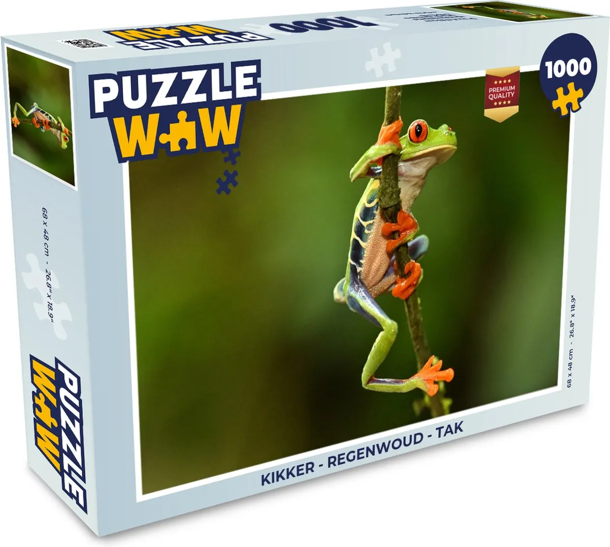 PuzzleWow Regenwoud Tak Legpuzzel 1000 Stuks