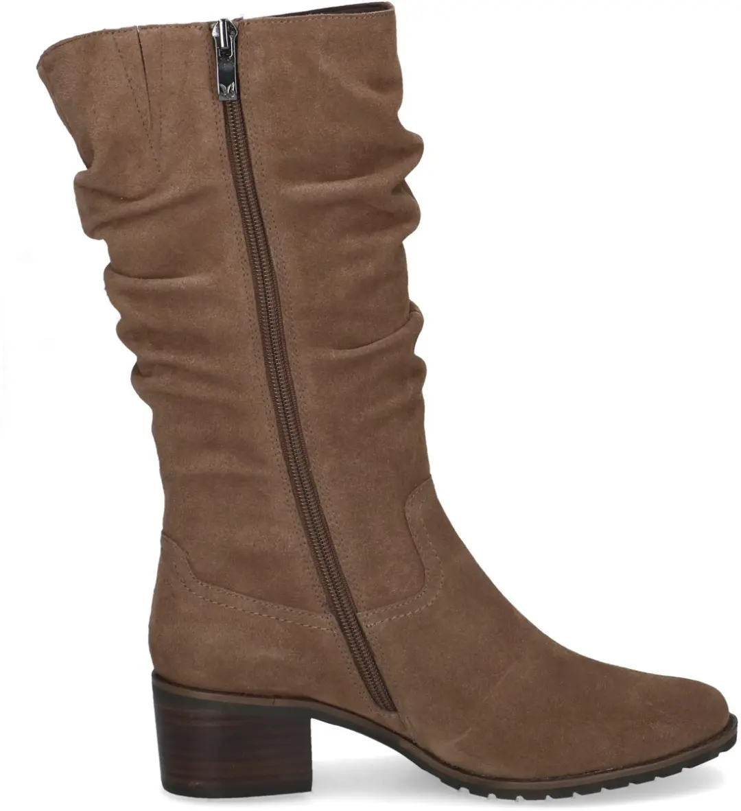 Caprice 9-9-25401-47 367 Lange Laarzen DK Taupe Suede Dames