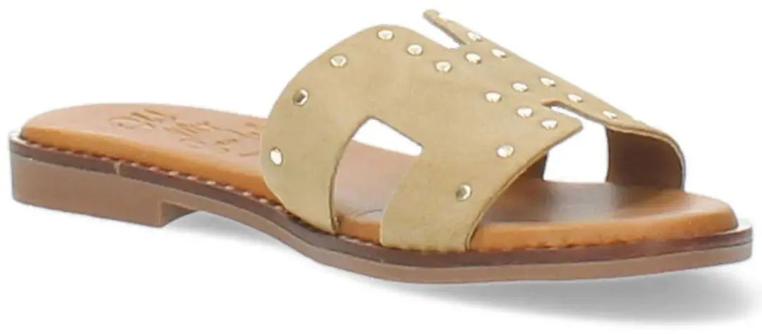 OH MY SANDALS 5840 Slides Beige - afbeelding 2 van 5