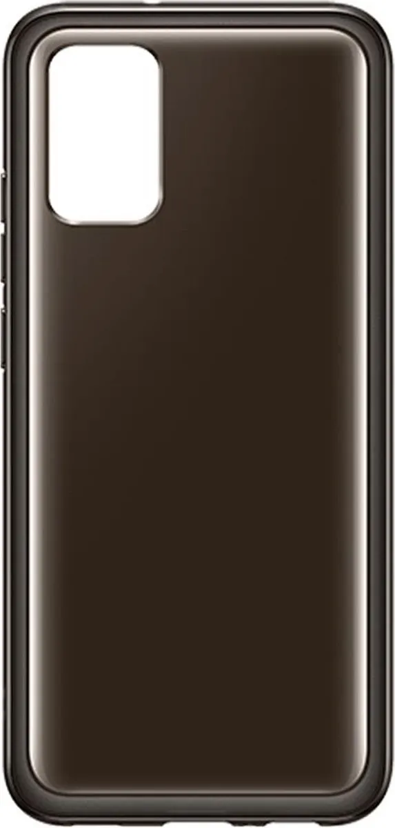 Samsung Soft Clear Hoesje Galaxy A02s EF-QA026TBEGEU - Zwart - afbeelding 6 van 6