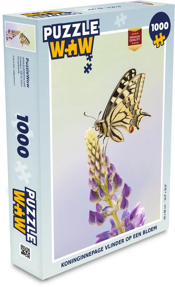 PuzzleWow Koninginnepage Legpuzzel 1000 Stuks